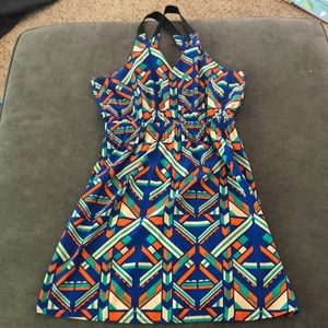 Every Aztec criss-cross back dress.